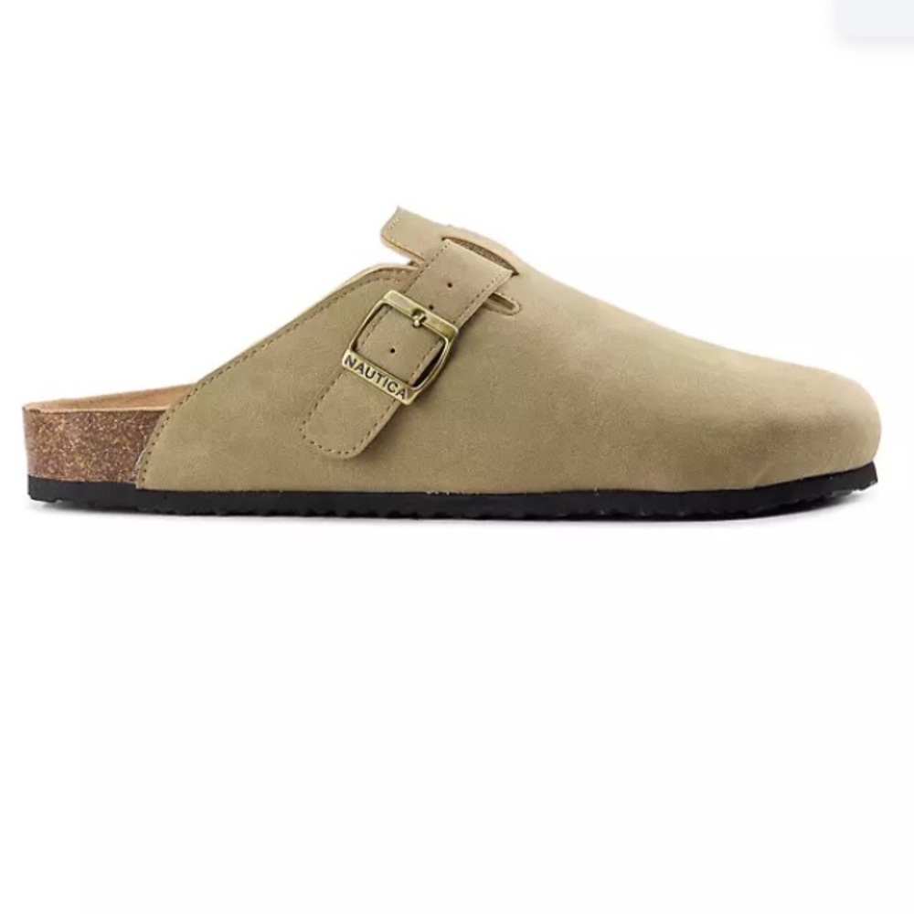 Nautica Tan Clogs/Slip Ons